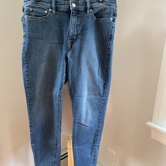 Polo Ralph Lauren Womens Jeans Blue 12 Mid Rise Straight Ankle Stretch - Picture 6 of 14
